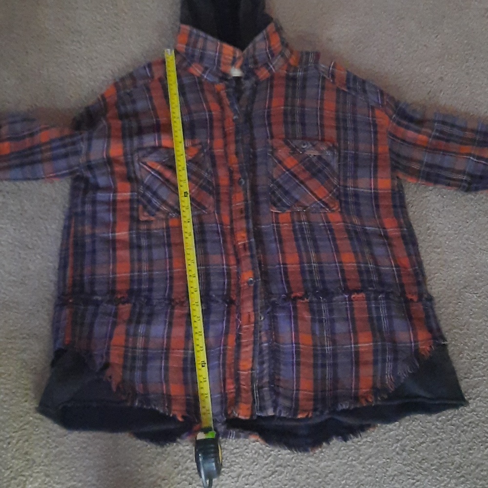 🧡 We The Free Flannel Hoodie - Picture 8 of 11